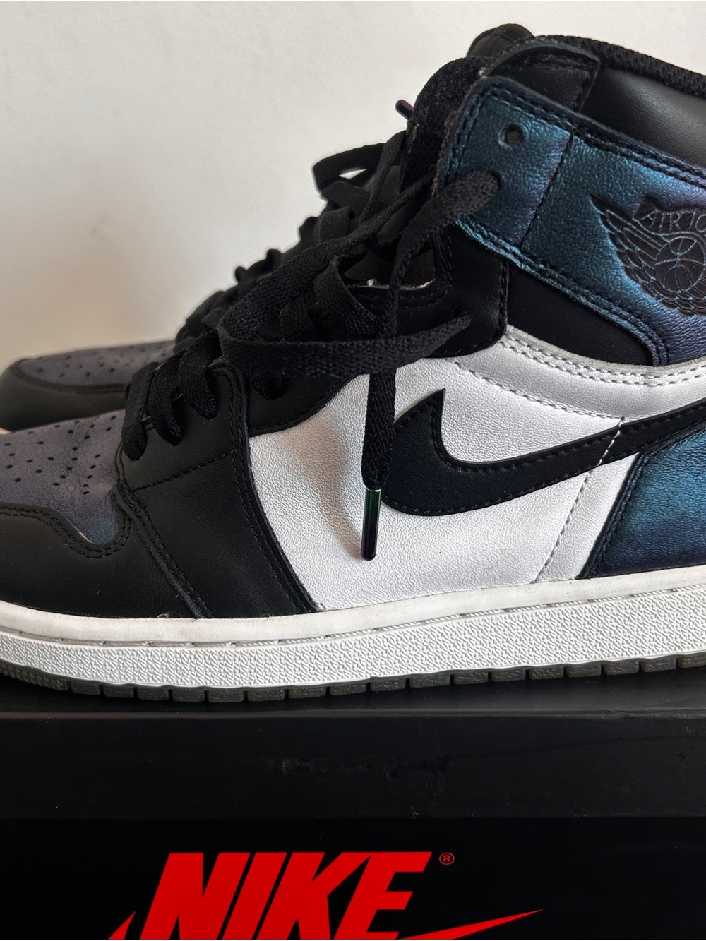 Nike Air Jordan 1 Mid - ALL STAR Black White Iridescent